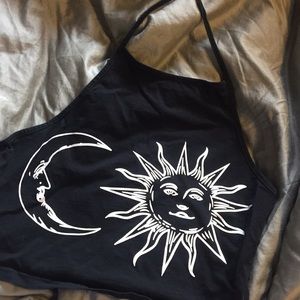 sun and moon crop top